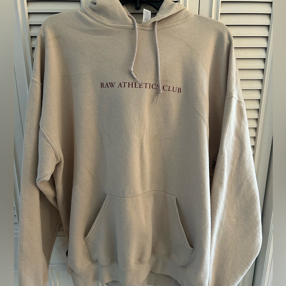 RAW ATHLETICS Jerzees  Light Tan Hoodie XL